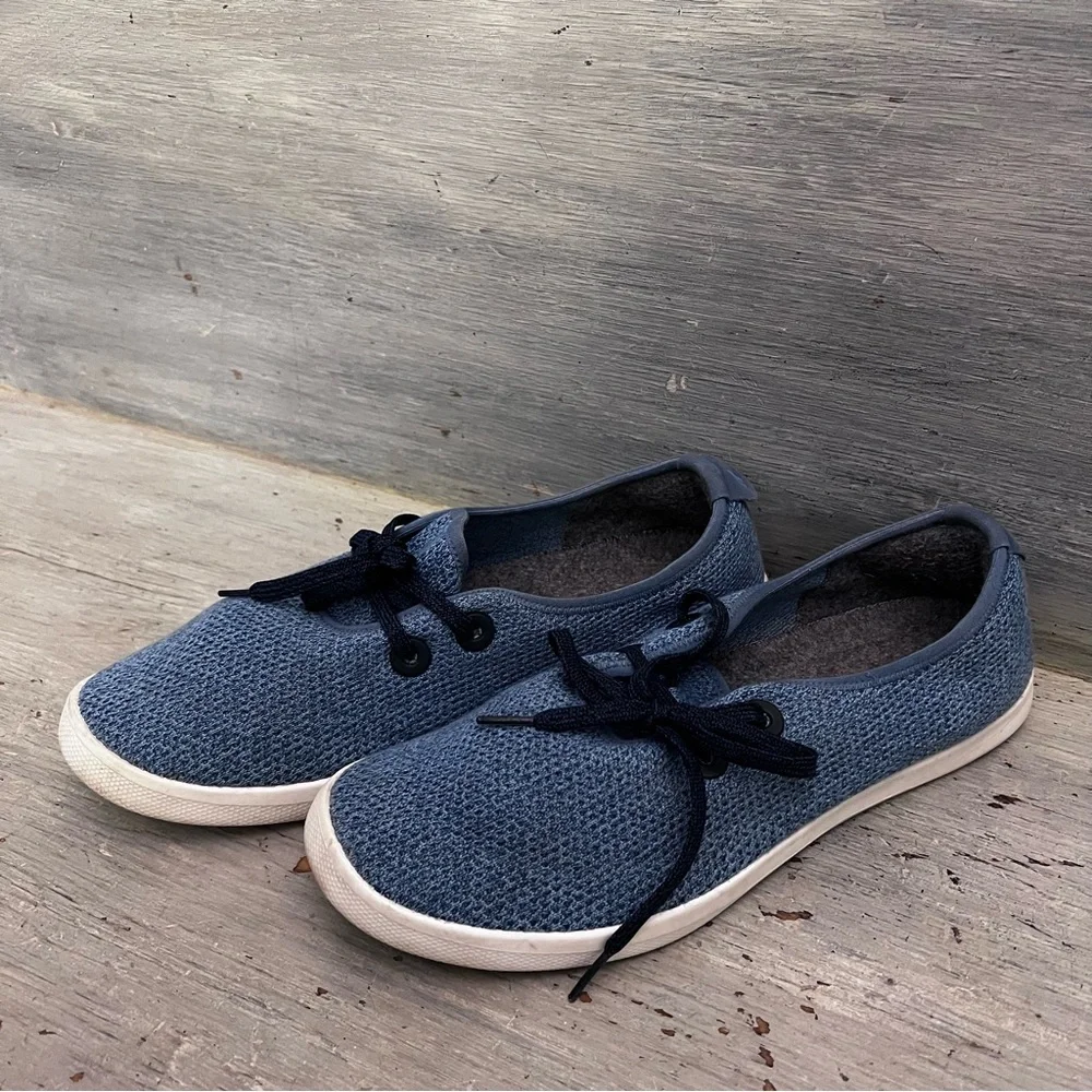 allbirds‎ Tree Skipper Blue Mesh Casual Boat Shoes Size 12 Good Condition